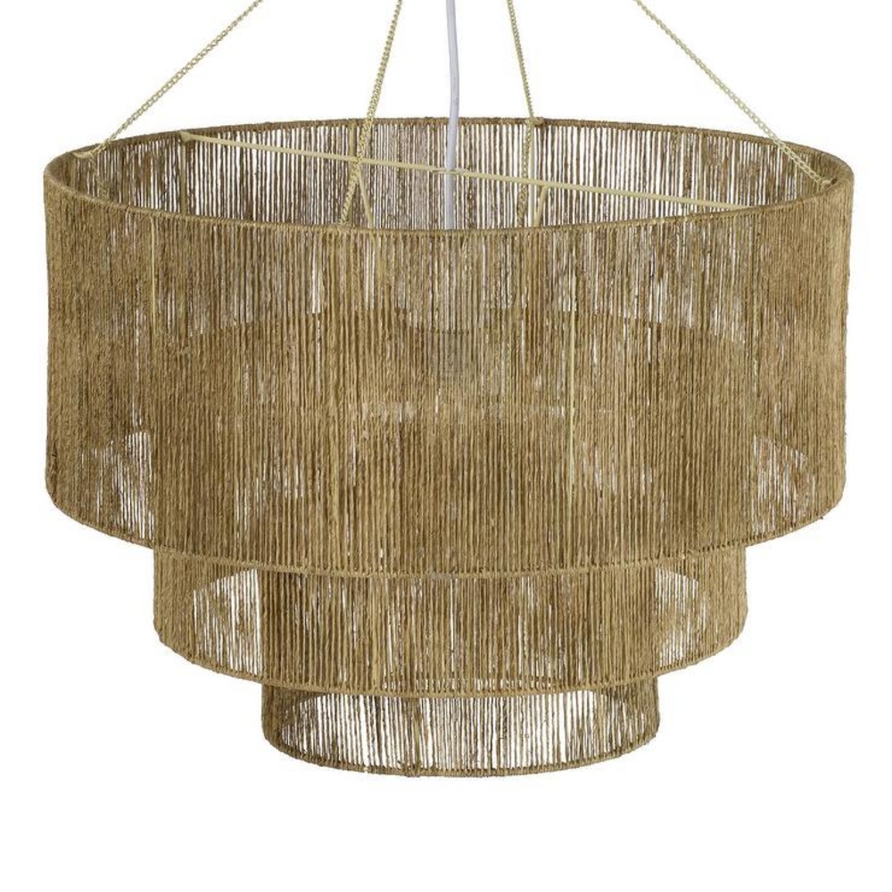 Lulu and Georgia Chavette Chandelier, Natural